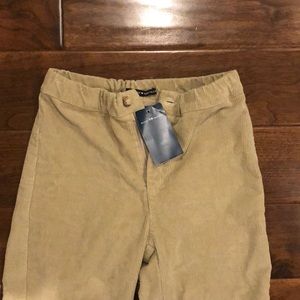 NEW BRANDY MELVILLE: Corduroy, Tan colored pants